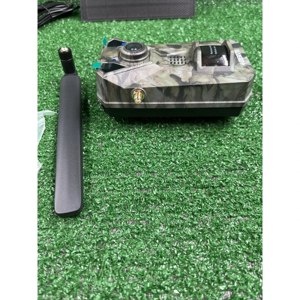 DEATTI 4G LTE Cellular Trail‎ Cameras 64GB TF Card 2.7K HD Solar New Open Box